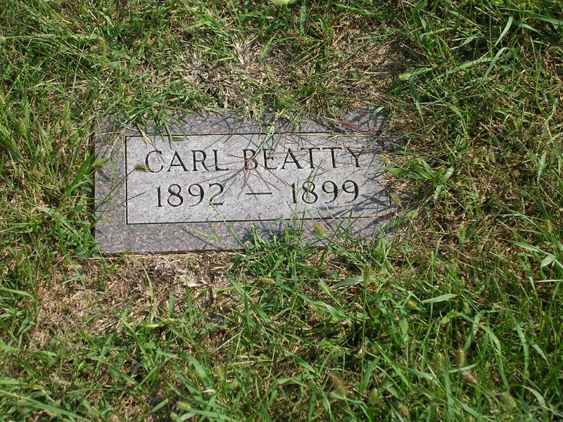 Carl Beatty Grave Photo