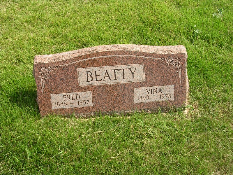 Fred Beatty Grave Photo