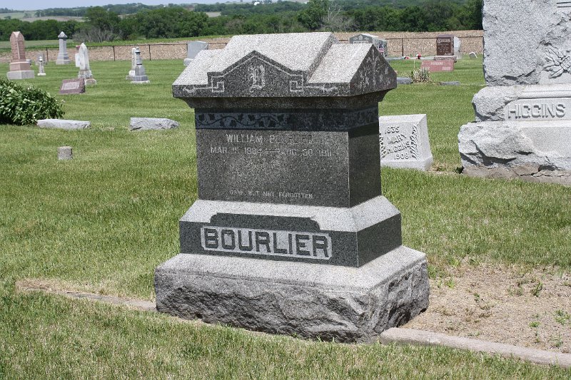 William Bourlier Grave Photo