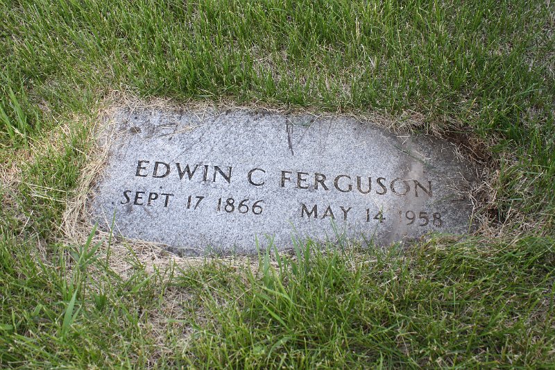 Edwin C. Ferguson Grave Photo