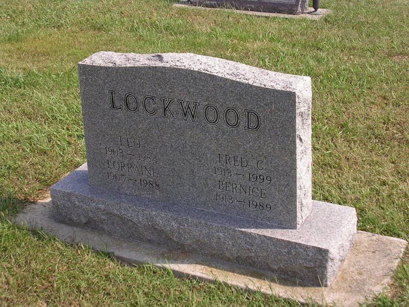 Bernice Lockwood Grave Photo