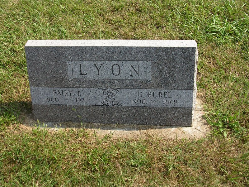 C. Burel Lyon Grave Photo