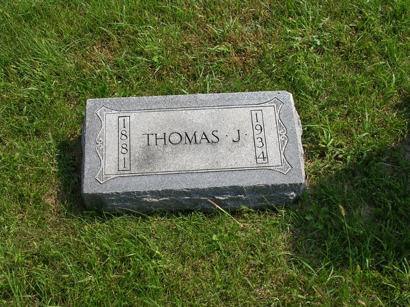 Thomas J. Adamson Grave Photo