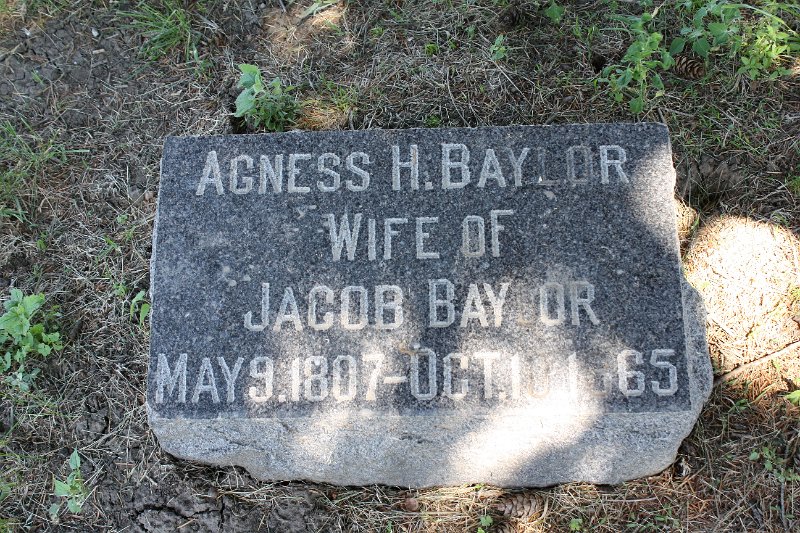 Agness H. Baylor Grave Photo