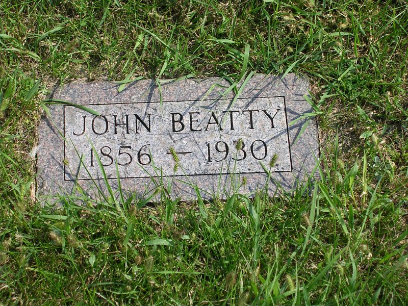 John Beatty Grave Photo