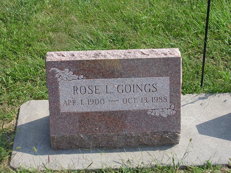 Rose L. Goings Grave Photo