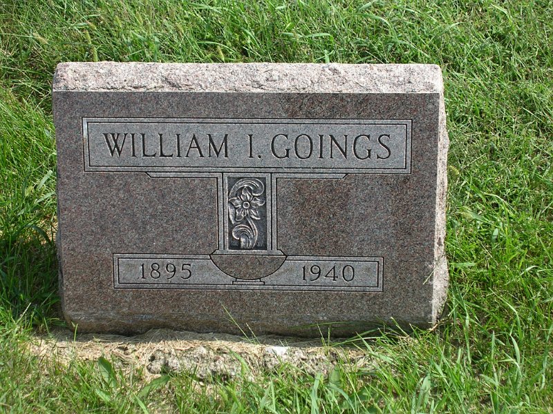 William I. Goings Grave Photo