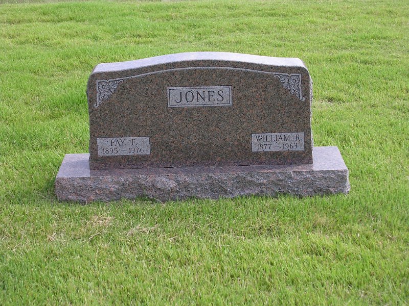 Fay F. Jones Grave Photo
