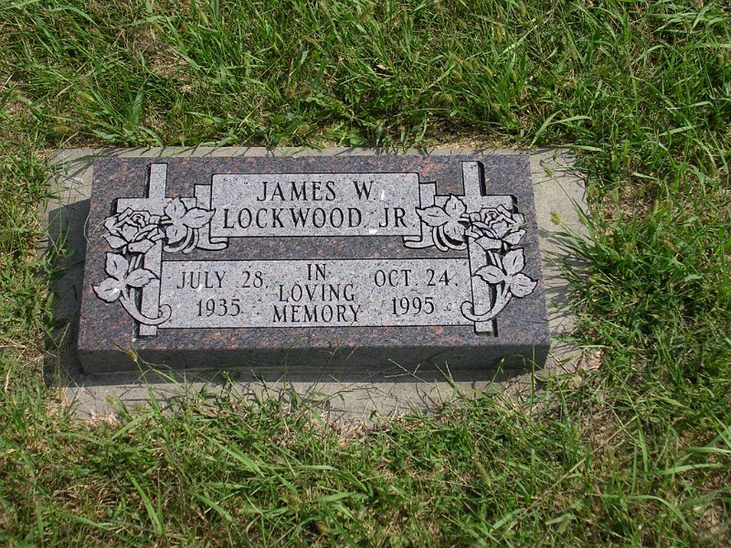 James W Jr. Lockwood Grave Photo